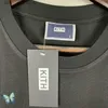 Herr t-shirts kith box gudfader t-shirt casual män kvinnor kith t shirt blommig tryck 100% bomullsöverdimensionerade toppar t230602