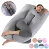 Travesseiros de maternidade Travesseiro gigante de corpo inteiro para mulheres grávidas Almofada macia e confortável para dormir de alta qualidade