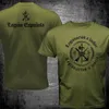 남성 티셔츠 스페인 Foreigh Legion 스페인 에스파 나라 테르시오 육군 군사 티셔츠. 여름 면화 짧은 슬리브 O-Neck Mens T 셔츠 NEW S-3XL J230602