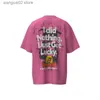 Men's T-Shirts Washed Roseo Vetements vintage T-shirt Men Women I did Nothing I Just Got Lucky T Shirt Top Tees T230602