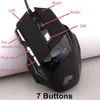 Mouse da gioco professionale da 5500 DPI 7 pulsanti LED Mouse ottico USB cablato per computer Pro Gamer X3 MouseE6CM