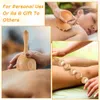 Entspannung 1 Set Holz Therapie Massage Werkzeuge Maderoterapia Kit Hause Holz Massage Roller Holz Gua Sha Roller Manuelle Holz faszien Massage