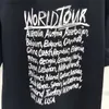 T-shirts pour hommes Lettres de graffiti classiques Imprimer VETEMENTS T-shirts Hommes Femmes 1 1 Loose World Tour Back Neck Broderie Vetements Tee Top T230602