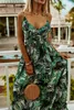 Maternity Dresses Summer Women's Dress V-neck Printed Pregnant Women's Bohemian Long Dress Sexy Backless Party Beach Dress Pregnant Women's Dress Vestidos G220602