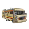 Acessórios de peças de carrinho de passeio Bloco de construção Breaking Bad RVThe Krystal Ship Movie RV Train Truck Model Compatível com lego MOC17836 Toy Children's Gift 230601