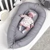 Полосы кровати 90x50см для малыша Bassinet Baby Gest Портативная кроватка проезд твердый хлопок рожден детские постельные принадлежности 230601