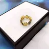 50% скидки дизайнерские ювелирные украшения кольцо кольцо аксессуары Daisy кольцо бронзовое цветочное бирюзовое кольцо для пар