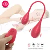 Masseur Am72 télécommande sans fil vibrant portable Double vibrateur oeuf femelle masturbateur point G Clitoris flirtant en plein air