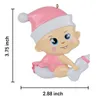 Maxora Personalized Cute Boy Girl Baby First Christmas Ornament اكتب اسمًا خاصًا باسم Craft Troven For Natal Baby Gifts First