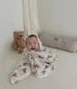 Sponde del letto Paraurti per Babys Bear Set di biancheria da letto per neonati Ins born Culla Box Paraurti a quadri caldi Proteggi cuscino per la schiena 06m 230601