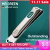 Markers Mr.Green Nail Clippers rostfritt stål Böjt Blade Clipper Fingernagel sax Cutter Manicure Tools Trimmer med nagelfiler