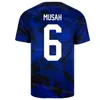 Maglia da calcio della squadra nazionale 9 PEPI 11 AARONSON 5 ROBINSON 8 MCKENNIE 3 ZIMMERMAN 21 WEAH 4 ADAMS 2 YEDLIN 23 ACOSTA 10 PULISIC 13 MORGAN 15 RAPINOE Maglia da calcio Uomo