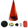 Camp Furniture Children Hanging Swing Seat With Inflatable Cushion Hammock Chair Attachment Hook Air Pump Indoor Outdoor