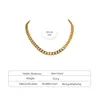 JINYOU Charm Metal textura Collar Collar joyería moda Acero inoxidable 18 K cadena Collar 2022 Accesorios