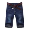 Shorts masculins Été ultra-mince élastique Coton de haute qualité Shorts denim Longueur Soft Light Blue décontracté jeans Pantalon masculin P230602
