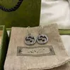 Tasarımcı Mücevher Bilezik Kolye Yüzük Yüksek Kalite 925 Sterling Interlocking Küpeler Kulak Hook Girlfriend Hediye