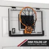 سلام دونك كرة السلة فوق الباب قابل للطي كرة السلة الصغيرة
