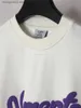 Men's T-Shirts 3D Puff Print Vetements T Shirt Men Women 1 1 Best Quality Purple Letter Top Tees T-Shirt T230602