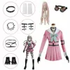 Anime kostymer anime danganronpa v3 miu iruma kvinnor klär flickor uniformer kläder cosplay comes z0602