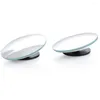 Interiörstillbehör 1Pair Wide Vinkle Side Round Convex Mirror Rearview Car Vehicle Blind Spot Small