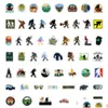 Car Stickers 100Pcs Bigfoot Savage Outdoor Sasquatch Graffiti Noduplicate For Skateboard Laptop Lage Bicycle Guitar Helmet Water Bot Dhtqd