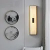 Vägglampa Sofity samtida mässing LED 3 färger Vintage Marble Creative Sconce Light For Home Living Room Bedroom Decor