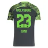 2023 24 Wolfsburg Mens Soccer Jerseys BAKU L.NMECHA ARNOLD WIND Home Away Training Wear Football Shirt Short Sleeves Uniforms