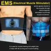 Masaż talii pełnego ciała EMS Fitness Stymulator mięśni Pasek elektryczny Schudaż Waga wibrujący Trener Spalanie tłuszczu 6963418 L230523
