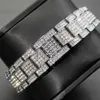 Armbanduhren Miss Iced Out Uhr für Männer Mode Luxus Diamant Hip Hop Uhren Vintage Wasserdichte Leuchtzeiger Uhr Bestseller 230602