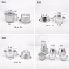 Baking Moulds 10pcs Concave Round Cup With Cavity Aluminium Cake Mould Steamed Mini Mousse Cheese Mold Egg Tart Holder DIY Tools