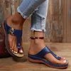 Sandales compensées femmes 2022 nouvelles tongs femmes chaussures rétro femmes sandales sans lacet dames chaussures doux femme pantoufle chaussures L230518