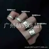 New 2023 designer jewelry bracelet necklace Sterling elf skull ghost couple RING 925 tide pair ring