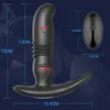 Silicone Anal Vibrator Poussée Stimulateur De La Prostate Masseur Retarder L'éjaculation Anal Butt Plug Godes Sexe Adulte Jouets pour Hommes L230518