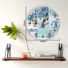 Wandklokken Marine Elements Lighthouse Vessel Clock Modern Design Kort Woonkamer Decoratie Keuken Art Watch Home Decor