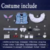 Anime kostymer nya kitagawa marin bunny girl cosplay come my dlärning älskling blå jumpsuit för sex tjej bodysuit roll play outfit z0602