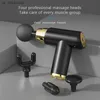 Portable Massage Gun Fascial Gun Muscle Relaxation Electric Massager Pain Relief Body Thin Waist and Leg Fitness Equipment L230523