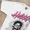 Erkek Tişörtler Hellstar Ses Heaven Tee Erkekler Kadın Sokak Giyim Tişört Yüksek Kalite% 100 Kırmasız Gotik Kısa Kollu T-Shirt T230602