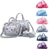 DIAPER Väskor 5st Mommy Maternity Bag Set Large Capacity Nappy Multifunktionella kvinnors sjukhusresor Baby för mamma 230601