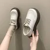 2022 neue Frauen Plattform Keil Schuhe Chunky Sneaker Weiß Casual Schuhe Atmungsaktivem Frühjahr Herbst Schuhe College Stil