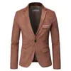 Men's Suits Men'S Casual Fashion Suit Solid Color Corduroy Business Gentleman Mens Rain Coat Hunting Gear For Men Groomsmen
