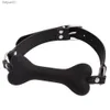 Chien d'amusement d'os de bouche bourré d'outils de torture Sm Desingers Balle de salive Sex Foreplay Lovers Esclaves masculins et féminins Produits pour adultes généraux ICOL L230518