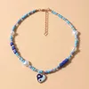 Choker UDDEIN Handmade Bohemian Splicing Beads Necklace & Pendant Heart Pearl Simple Collier Party Gifts Jewelry Chain