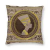 Kussensloop 45x45cm Oude Egyptische Piramide Serie Gedrukt Sierkussen Sofa Decoratief Kussen