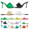 Lido Slider Sandals Designer Женские тапочки пляжные пластырь-резиновые шлепанцы для мужчин Женщины зеленые носки износостойкие для сандалии 35-40