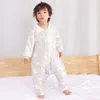 Uyku Tulumları Bebek Çantası Sevimli Çiçekler Baskı Toddler Sweetwear Yürüyüş Oyun Pijamaları 25tog Kalın Kış Sıcak Uyku Sıkışması 14 Yıl 230601