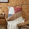 Decoratieve fluwelen sierkussenhoes met stoffen textuur patchwork kussenhoes modern 18x18 inch kussensloop voor slaapbank slaapkamer woonkamer woondecoratie