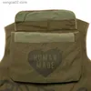 Mäns västar Human Made Hunting Vest Jacket Män kvinnor 1 1 Högkvalitativ ärmlös Multi-Pocket Functional Heavy-Duty Work Vest T230602