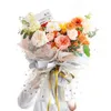 Emballage Papier Coréen Or Amour Saint Valentin Fleuriste Bouquet Frais Emballage Gaze Bouquet De Fleurs Papier D'emballage 230601