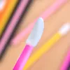 Brushes 50 pièces brosses à cils jetables brosse à lèvres cils individuels retrait nettoyage microbrosse fournitures d'extension de cils outils de maquillage