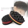 DoubleSided Magic Twisted Hairbrush Sponge African Coil WavyTwisted Fear Twist Lock Braid Curling Brush Tool 1336